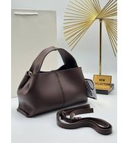 Kadın El Çantası Mini Bag 28/15 cm Çapraz Askılı (Kahverengi)