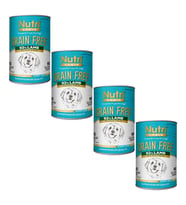 Nutri Canin 400Gr %92 Kuzu Etli Tatlı Patatesli HipoAlerjenik Tahılsız 4Adet Yavru Yaş Köpek Maması (Turkuaz)
