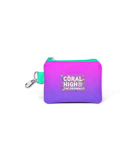 Coral High Kids Pembe Mor Renk Geçişli Bozuk Para Çantası 21891