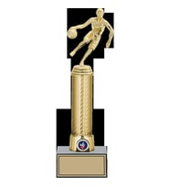 ODAK KUPA - Figürlü Kupalar - Basketbol Kadın Figürlü Kupalar FG-008 A - 33 cm