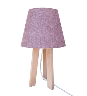 Tripod Abajur Masa Lambası Mor