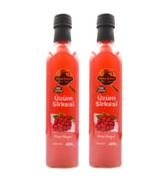 Tarihi SultanAhmet Baharatçısı Üzüm Sirkesi %100 Katkısız Doğal 2x500 ml  Özel Üretim