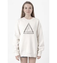 Princess Mononoke Wolves Beyaz Kadın 2ip Sweatshirt