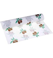At Market Roll-Up Rulo Kağıt Masa Örtüsü Zeytin Desenli 100 x 150cm 16 Yaprak