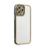 İphone 14 Kılıf Liva Lens - Yeşil