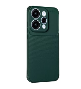 Reno 15 Auto Focus Karbon Kapak - Koyu Yeşil