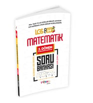 2024 8.Sınıf LGS Matematik 2.DÖNEM Dijital Çözümlü Soru Bankası Topaç Yayınları