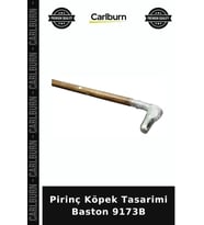 Özel Üretim Aksesuar Klasik Koleksiyon Dekoratif Pirinç Köpek Tasarimi Baston 9173B