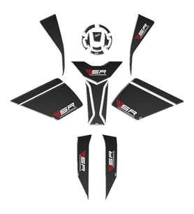 Cf Moto 450 Sr 2023 - 2024 Uyumlu Full Tank Pad Set 002