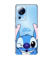 Xiaomi Mi 13 Lite Uyumlu We Love Stitch Desenli Şeffaf Telefon Kılıfı