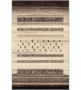 Eliana Home Baskılı, Yıkanabilir Kaymaz Taban Salon Halısı LNA1145 100x150 cm (Kahverengi)