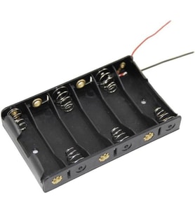 IC-234B 6’lı AA Pil Yuvası
