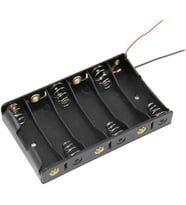 IC-234B 6’lı AA Pil Yuvası
