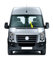 VW Crafter 2006-2012 Motor Kaputu Sol Üst Izgara Kapak 2E1864877C