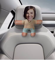 Bk Gift Sağ Koltuk Boş Kalmasın Fenomen Kadın Bebek Yastık-6