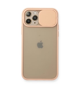 Apple İphone 11 Pro Kılıf Palm Buzlu Kamera Sürgülü Silikon - Pembe