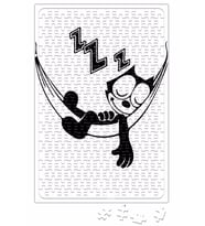 Felix the Cat Hammock Puzzle 240 Parça Yapboz