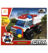 Farbu Lego Araç Serisi 2 in 1 City Ambulance SP4649 123-118