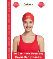 #Bone Kaymaz Su Geçirmez Sızdırmaz Silikon Yüzücü Elastik Yüzme Şapkası Havuz Deniz Uzun Saç Bonesi