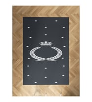 MEKTA HOME BEBEK VE ÇOCUK ODASI Taçlı Yıldız Desenli Halı