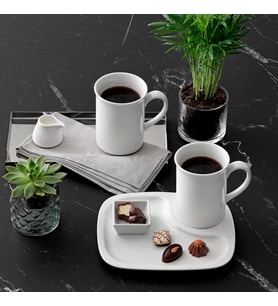 GÜRAL PORSELEN Güral 2 Adet 300 Cc Mug Bardak