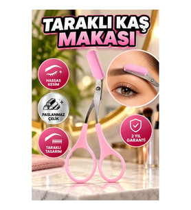 Taraklı Kaş Düzeltme Makası – Paslanmaz Çelik Hassas Kesim