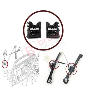 Audi A3 S3 Sportback 8V MK3 İçin Ön Cam Kriko Klips Seti 8V4837461 8V4837462