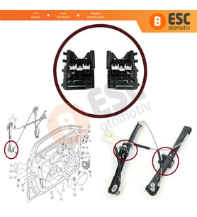 Audi A3 S3 Sportback 8V MK3 İçin Ön Cam Kriko Klips Seti 8V4837461 8V4837462