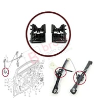 Audi A3 S3 Sportback 8V MK3 İçin Ön Cam Kriko Klips Seti 8V4837461 8V4837462