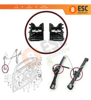 Audi A3 S3 Sportback 8V MK3 İçin Ön Cam Kriko Klips Seti 8V4837461 8V4837462