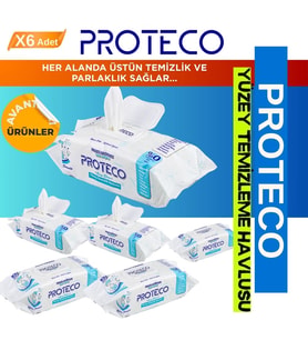 Fomex Preteco Yüzey Temizleme Havlusu 6 Adet