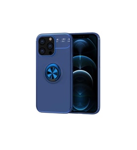 Apple iPhone 14 Pro Uyumlu Kılıf Zore Ravel Silikon Kapak (Mavi)