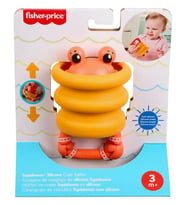 Fisher Price Deniz Dostları 2si 1 Arada Silikon Çıngırak Yengeç JHB55