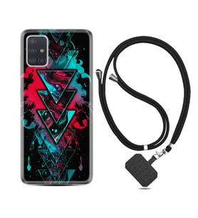 Samsung a71 A72 A73 A7 A9 2018 C7 C9 Kılıf Boyun Askılı Silikon Down 1719