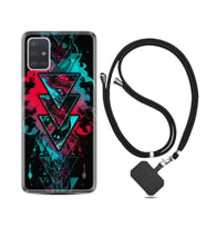 Samsung a71 A72 A73 A7 A9 2018 C7 C9 Kılıf Boyun Askılı Silikon Down 1719