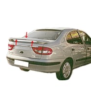Renault Megane Uyumlu 1 Spoiler Bagaj Yüksek (Işıklı) Fiber 1995-2002