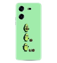 Tecno Pova 5 Kılıf Resimli Desenli Baskılı Silikon Avokadılar 1352