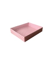 Asetat Kapaklı Karton Kutu 12X15X3 (25 Adet)  Puantiyeli Pembe