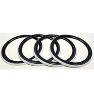 Atlas Lyon Siyah Beyaz Lastik Yanağı 15 Jant 4 lü Set 426287