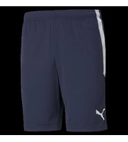 Puma Team Liga 25 Antrenman Şortu - Peacoat/Puma Beyaz 657249 06 (Lacivert)