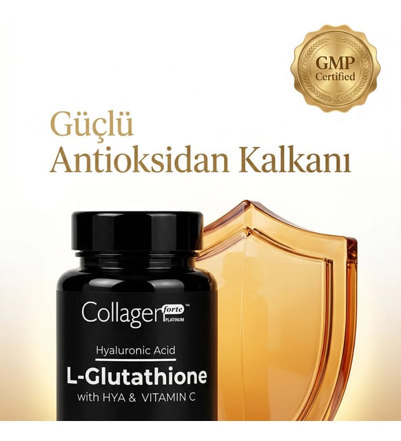 Collagen Forte Platinum L-Glutathione, Hyalüronik Asit & Vitamin C