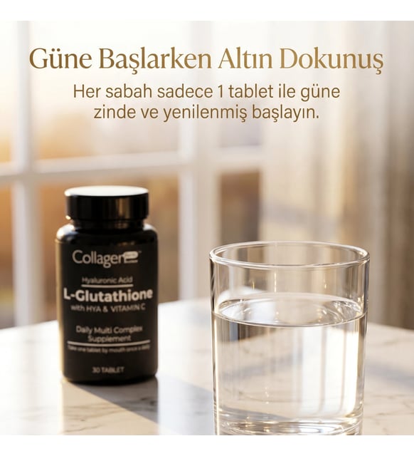 Collagen Forte Platinum L-Glutathione, Hyalüronik Asit & Vitamin C