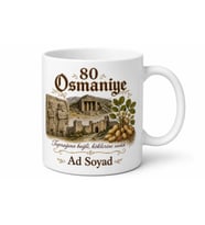 Osmaniye Plakalı Karatepe Aslantaş Yer Fıstığı Diyarı Yöresel Kale Kupa Bardak Hediye