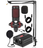 Midex CXN-30 Paket-3 +48V Phantomlu Mikrofon Stand Seti