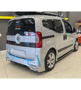 Fiat Fiorino Yan Marşpiyel Seti Mat Siyah Plastik 2 Adet