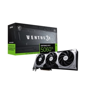 MSI GEFORCE RTX 5060 TI 8G VENTUS 3X OC GDDR7 128B DX12 PCIE 5.0 X16 (3XDP 1XHDMI)