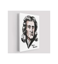 Isaac Newton Dekoratif Kanvas Tablo-5914