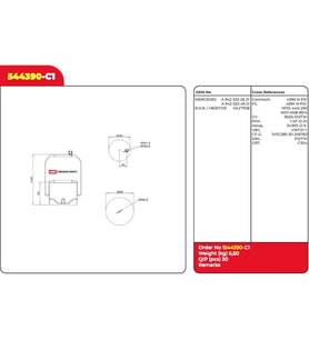 KOMPLE KORUK METAL PISTONLU AXOR- ACTROS-CHRYSLER 9423200121
