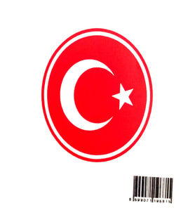 The Sticker Story Türk Bayrağı Tss0615 Kişileştirme Stickerı - 2 adet