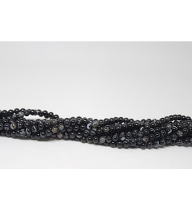 Akik Taşı YARIM Dizi 6mm (17309) (18cm uzunluğundadır)